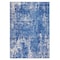 Homeroots 5 x 7 ft. Blue & Ivory Abstract Splash Area Rug 385860 - alternate 2